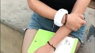 MONEY for SEX to Mexican Unfaithful Teen on the Streets, Nice BIG TITS in Public Place and Nice Blowjob (Samantha 18Yo) VOL 2 (SUBTITLED)